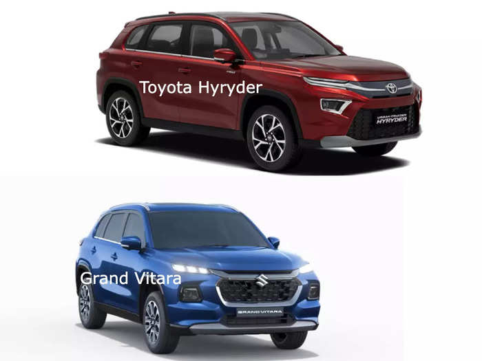 Toyota Hyryder vs Maruti Grand Vitara: Variants explained