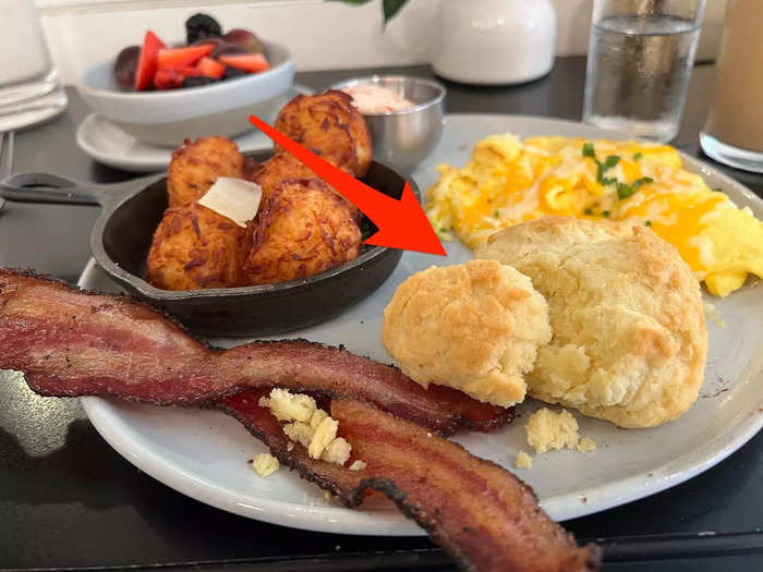 I had breakfast at Chip and Joanna Gaines' restaurant, Magnolia Table, and fell in love with Joanna's biscuits.