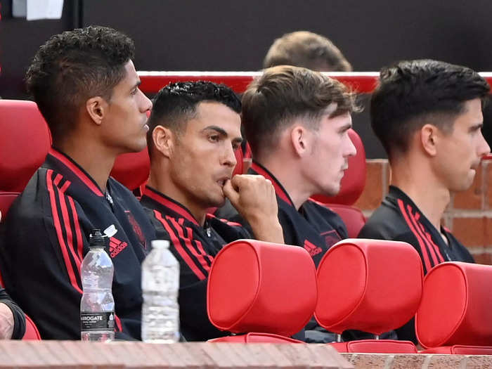 Cristiano Ronaldo was left on the bench as Manchester United lost.