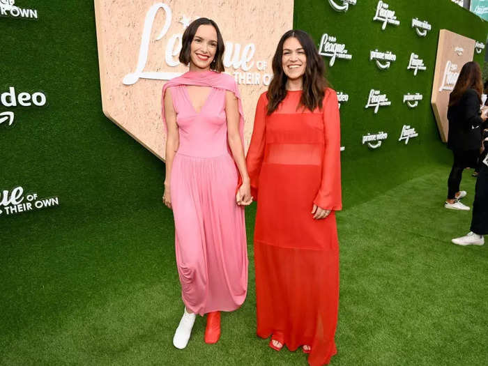 In August, Abbi Jacobson and Jodi Balfour confirmed their engagement to People magazine at the premiere of Jacobson's Amazon Prime Video series "A League of Their Own."