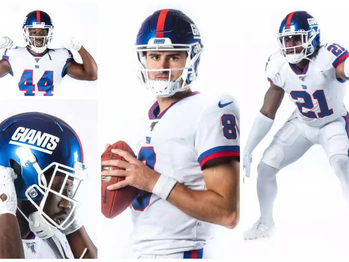 The New York Giants are bringing back their classic uniforms and blue helmets with "Giants" on the side in 2022.