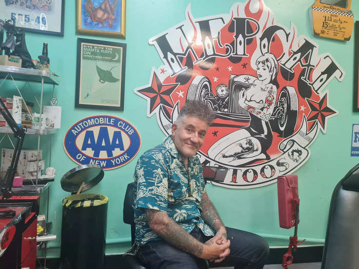 Stu Hepcat is a tattoo artist and owner of Hepcat Tattoos in Glasgow, Scotland.