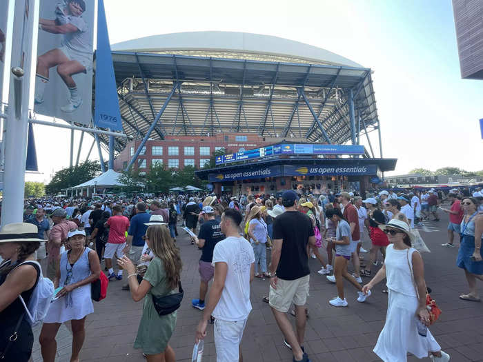 The US Open tennis tournament started on August 23 and goes until September 12, and I went to check out opening day.