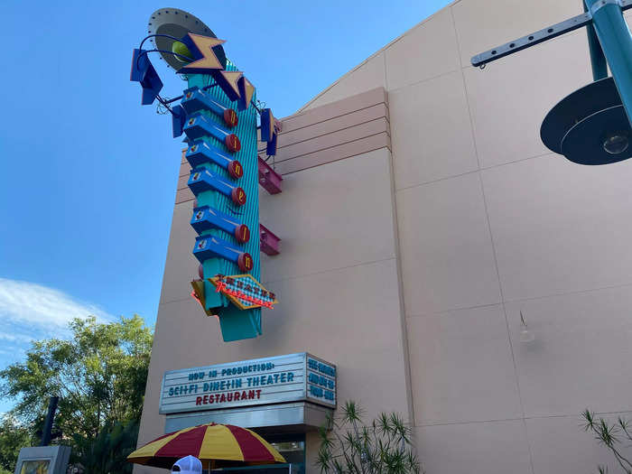 Sci-Fi Dine-In is located at Disney's Hollywood Studios.