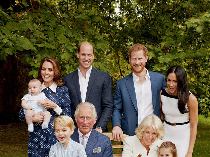 King Charles has five royal grandchildren and five step-grandchildren from Camilla's first marriage to Andrew Parker Bowles.