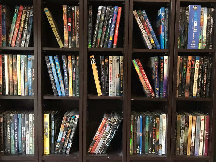 Movie and book collections need to go — or be concealed.