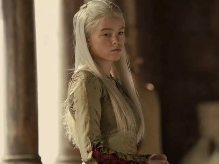 Milly Alcock stars as young Princess Rhaenyra Targaryen.