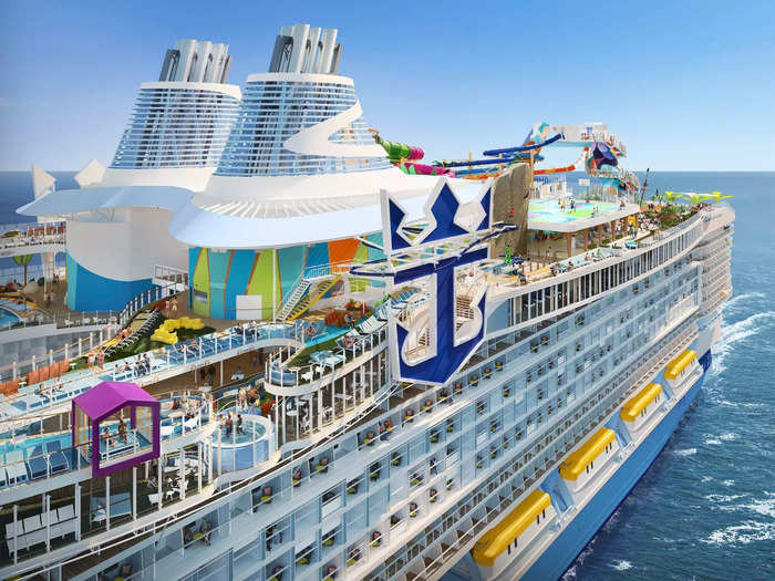 Royal Caribbean International has turned its upcoming cruise ship into a family-friendly vacation destination complete with a waterfall, miniature Central Park, and what it says is the largest water park on a cruise ship …