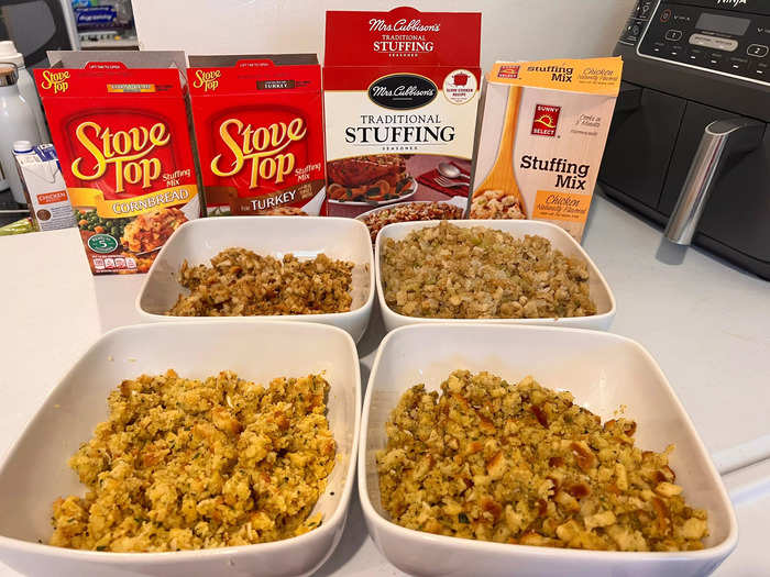 Stuffing is a Thanksgiving staple that's pretty easy to make.