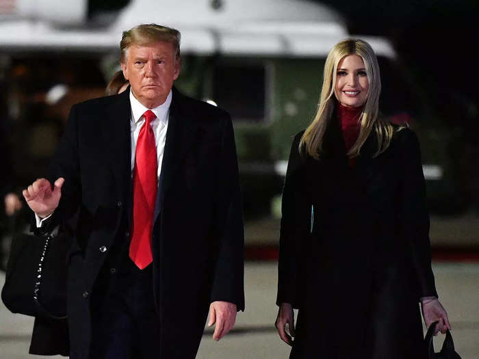Ivanka Trump said in November 2022 that her time in politics was over, and that she wouldn't help Donald Trump's 2024 campaign.
