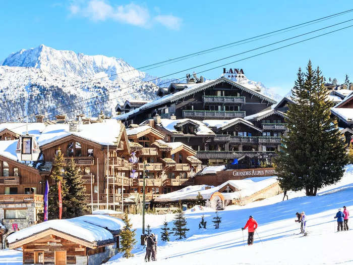 When it comes to ski resorts, it doesn't get much ritzier than Gucci-branded gondolas, a private airstrip, and Michelin-starred restaurants. All that is found in France's Courchevel 1850.