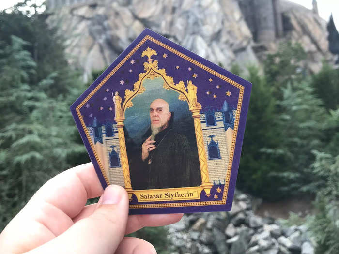 Chocolate Frogs are a sweet treat inside the Wizarding World of Harry Potter.
