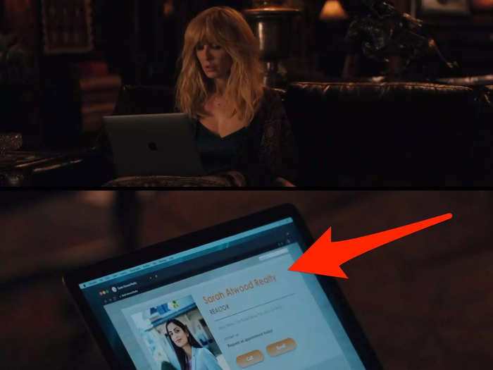 At the very start of the episode, there's a discussion about names that hints at the fact that Sarah Atwood is using a fake one.