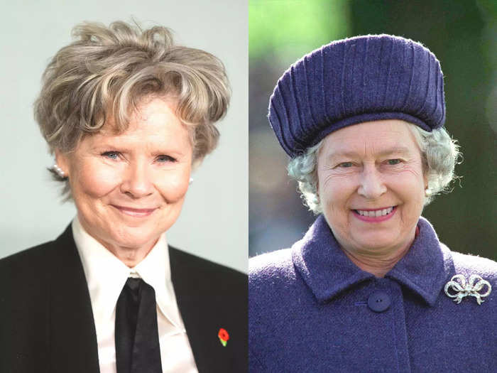 Season five begins in July 1991 and ends six years later in 1997. During this time, Queen Elizabeth II was between 65 and 71 years old. Imelda Staunton is 66.