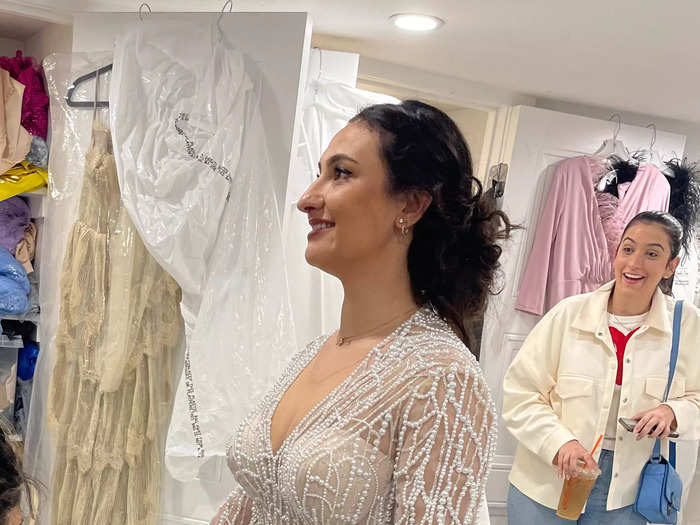 Pepa's gown nightmare began when she opted to order a custom wedding gown.