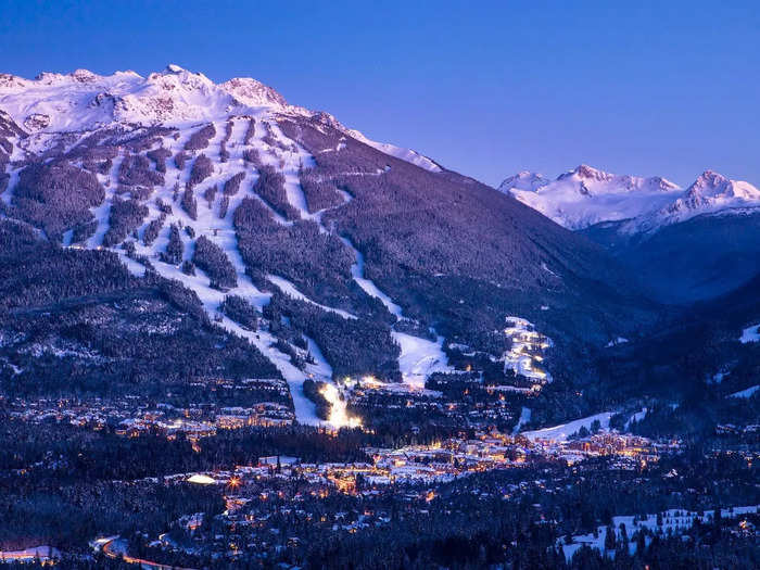 It's hard to discuss the world's most popular ski destinations without mentioning Whistler, Canada.