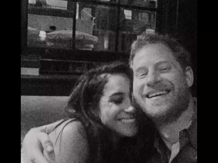 In the first episode of "Harry & Meghan," Meghan Markle and Prince Harry shared this photo from their second date in London in 2016, which is when Harry said he first realized that Meghan was the girl he was looking for.