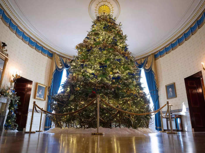 The White House has an official tree for the holiday.