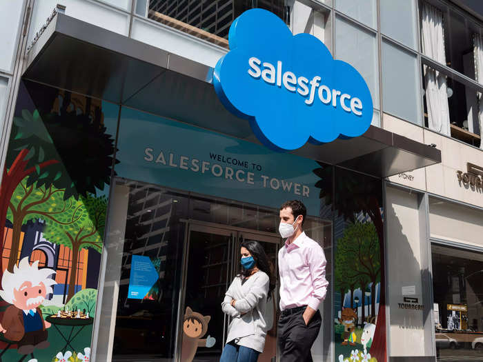 Salesforce: 10% of its staff