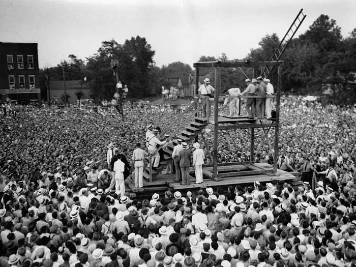 Public executions were permitted until the 1930s.