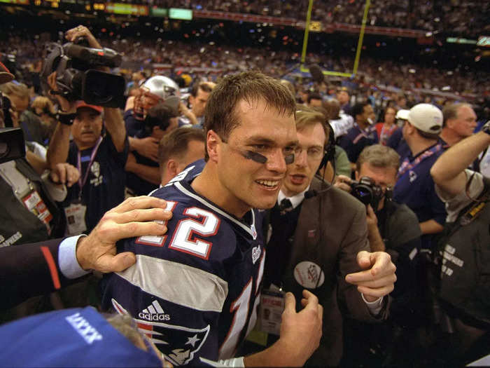 Tom Brady won his first Super Bowl back in 2002.