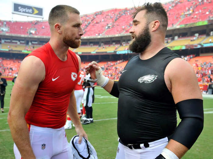 Brothers Jason and Travis Kelce will face off in Super Bowl LVII, becoming the first pair of brothers to play against each other in Super Bowl history.