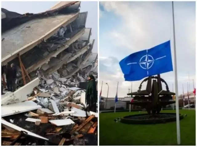 
Earthquake: NATO flags fly half-mast in soldarity with ally Turkey
