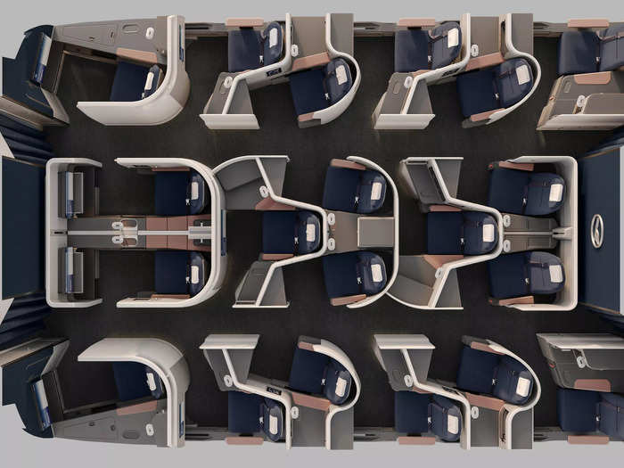 Lufthansa has unveiled its new business-class cabins for long-haul flights – and they include seven options for your seat.