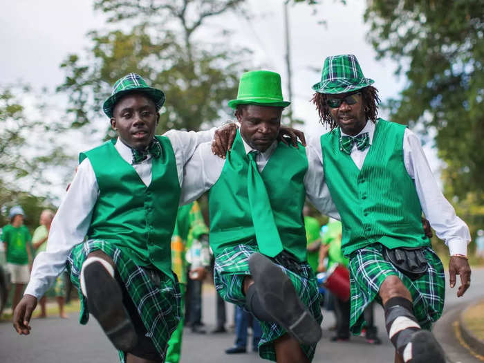Every year on St. Patrick's Day, Montserrat, a Caribbean island, acknowledges its early Irish influence while honoring the enslaved people who rebelled against it. It's the only place outside of Ireland and two provinces in Canada to celebrate it as a public holiday.