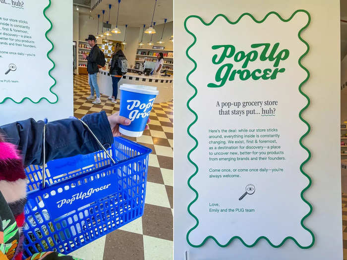 A traveling pop-up grocery store that I've been seeing on social media found a permanent home in Manhattan.