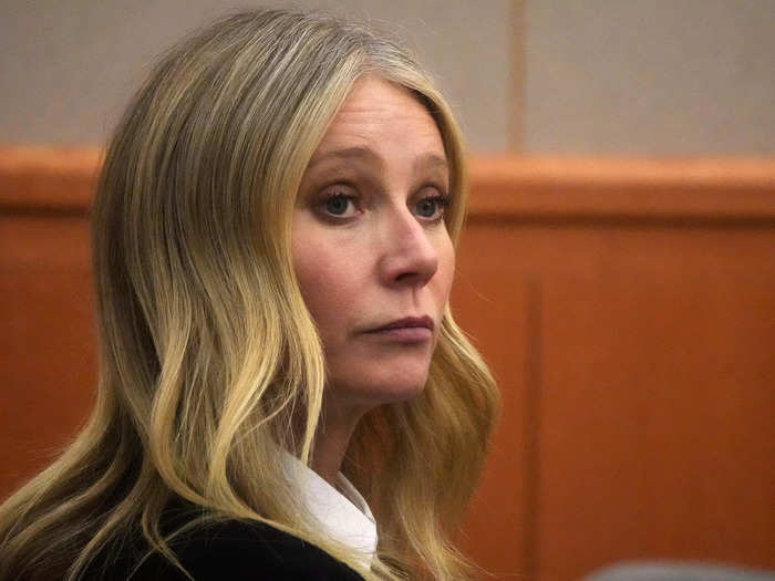Paltrow took the stand and said Sanderson "categorically" hit her